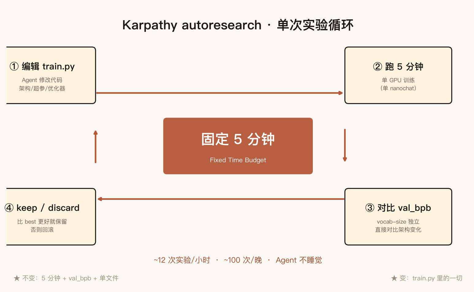 5 分钟实验循环流程图